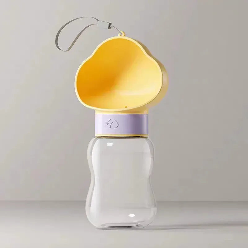 Portable Dog Water Bottle with Foldable Cup for Travel