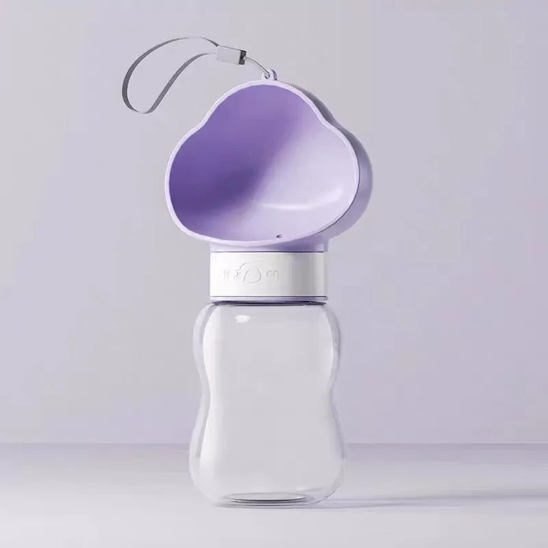 Portable Dog Water Bottle with Foldable Cup for Travel