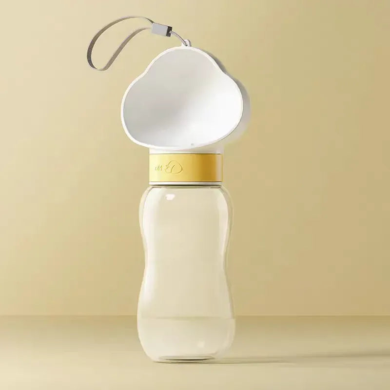 Portable Dog Water Bottle with Foldable Cup for Travel