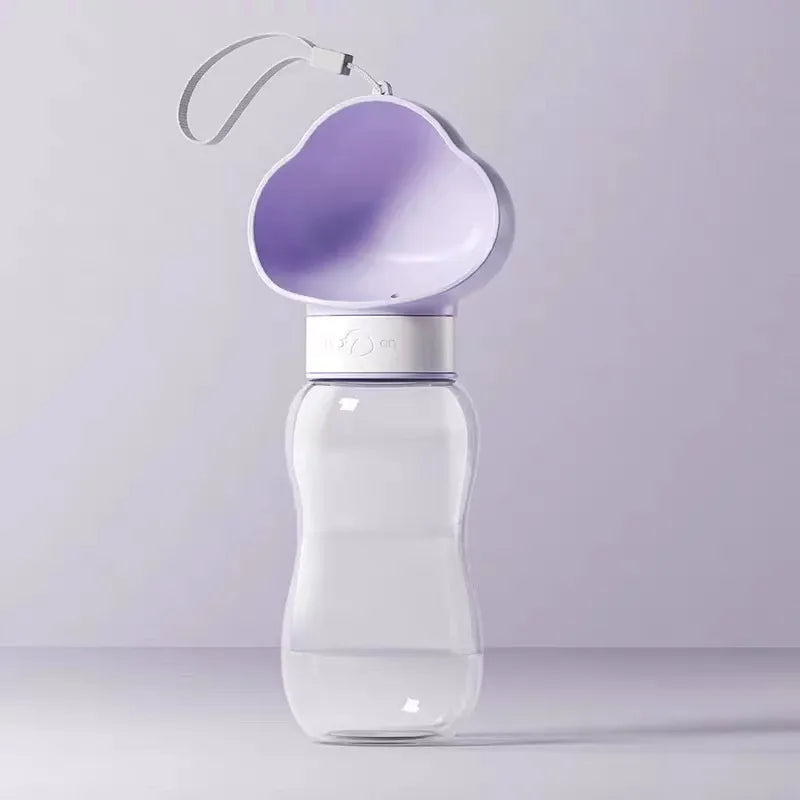 Portable Dog Water Bottle with Foldable Cup for Travel
