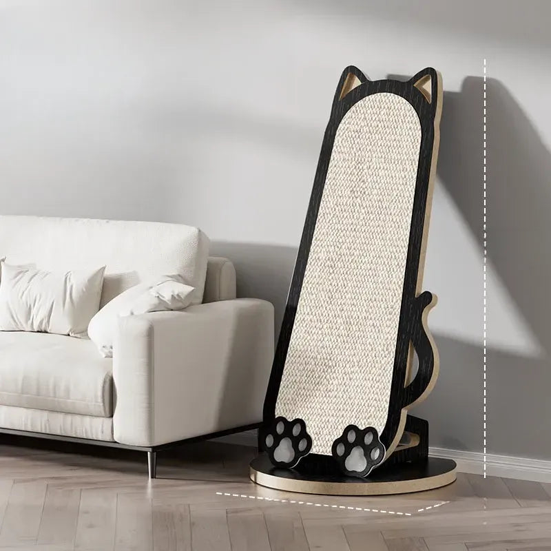 Sisal Cat Scratcher with Wall-Mounted or Floor-Standing Design