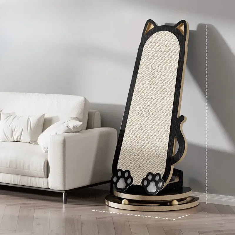 Sisal Cat Scratcher with Wall-Mounted or Floor-Standing Design