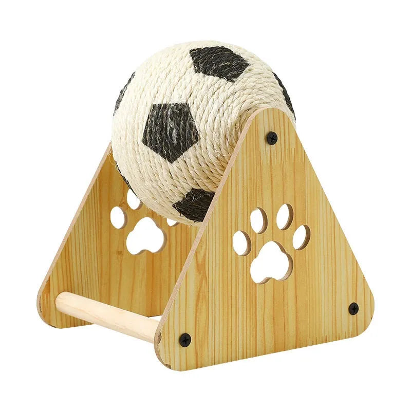 Vertical Sisal Cat Scratcher and Climbing Toy