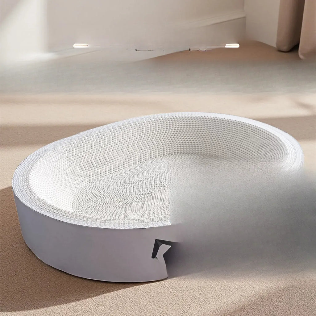 Oval Corrugated Cardboard Cat Scratcher Lounge