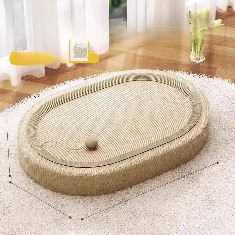 Cat Scratcher Bed with Sisal Mat