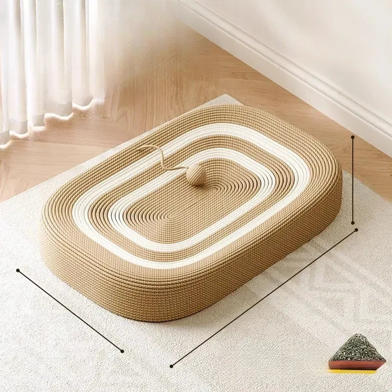 Cat Scratcher Bed with Sisal Mat