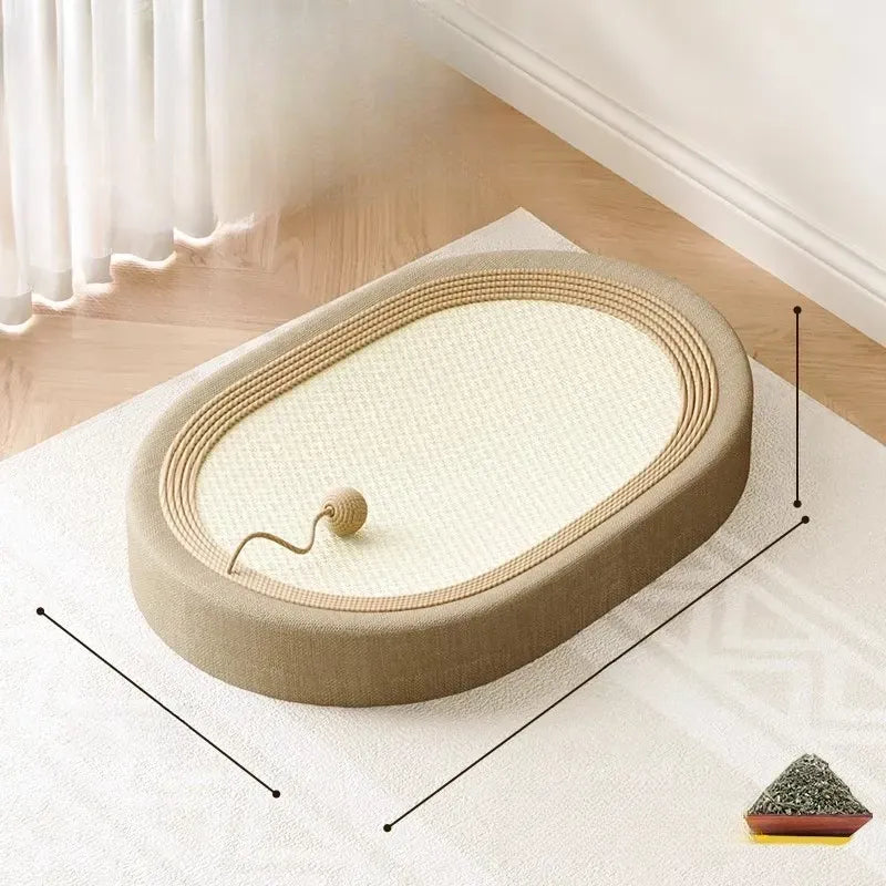 Cat Scratcher Bed with Sisal Mat