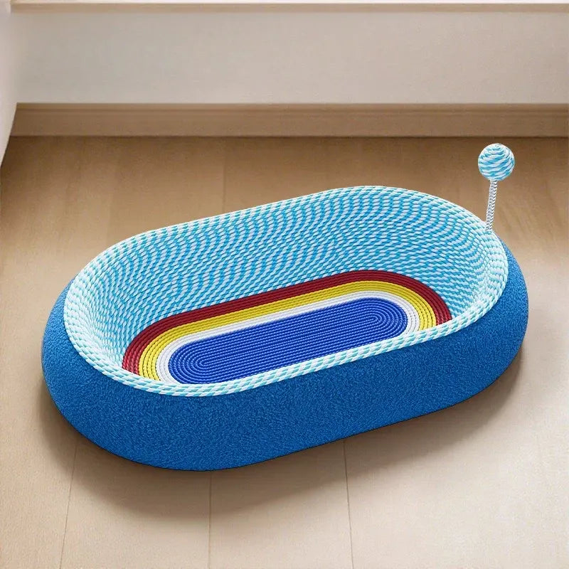 Cat Scratcher Bed with Sisal Mat