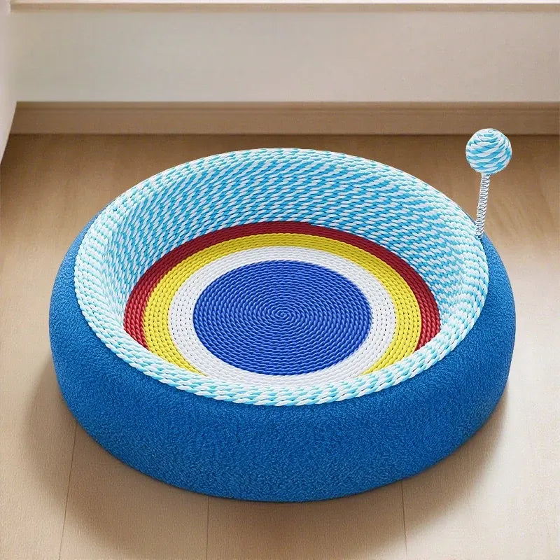 Cat Scratcher Bed with Sisal Mat