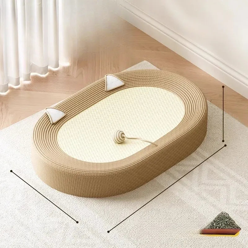 Cat Scratcher Bed with Sisal Mat