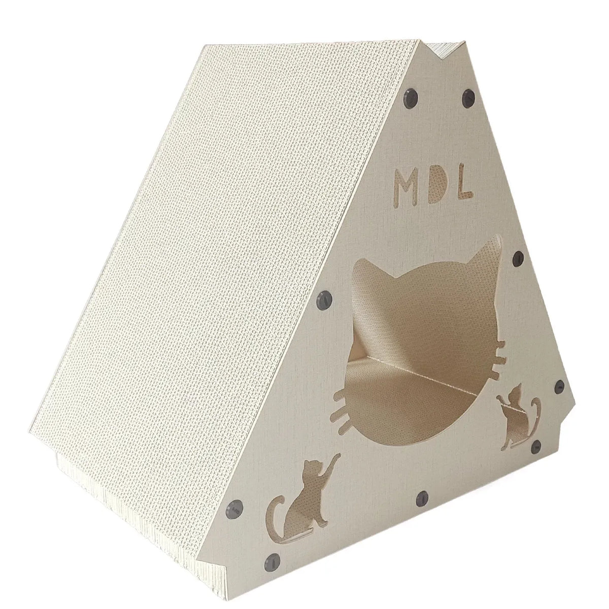 Triangular Cat Scratcher House