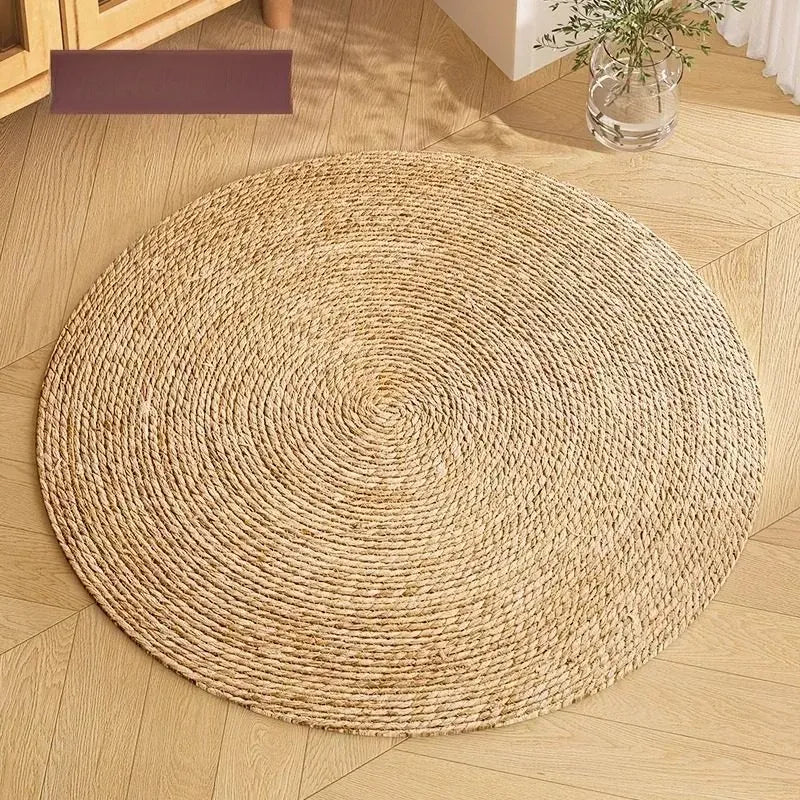 Round Bulrush Cat Scratching Mat