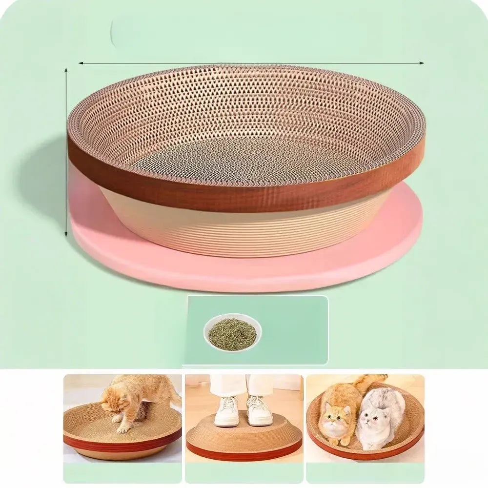 Corrugated Cardboard Cat Scratcher Lounge
