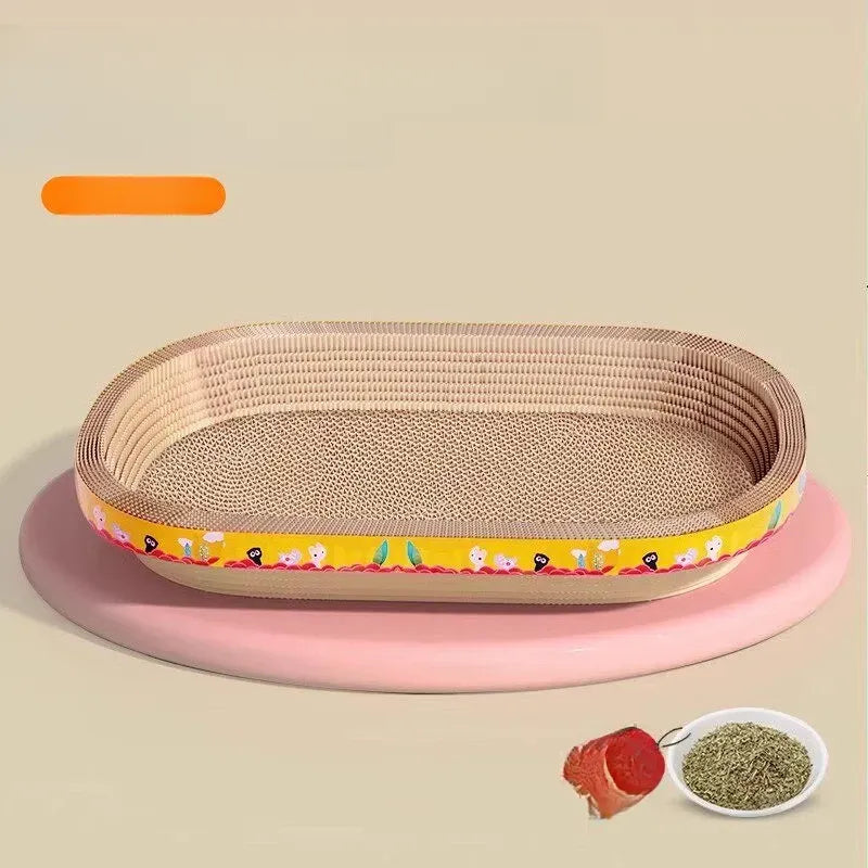 Corrugated Cardboard Cat Scratcher Lounge