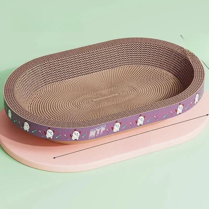 Corrugated Cardboard Cat Scratcher Lounge
