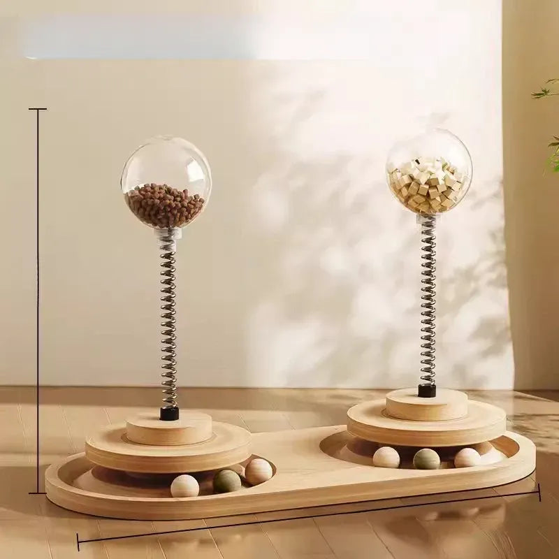 4-in-1 Vertical Cat Scratching Post and Climbing Tower