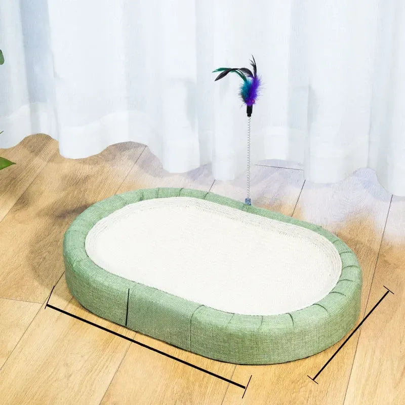 4-in-1 Vertical Cat Scratching Post and Climbing Tower