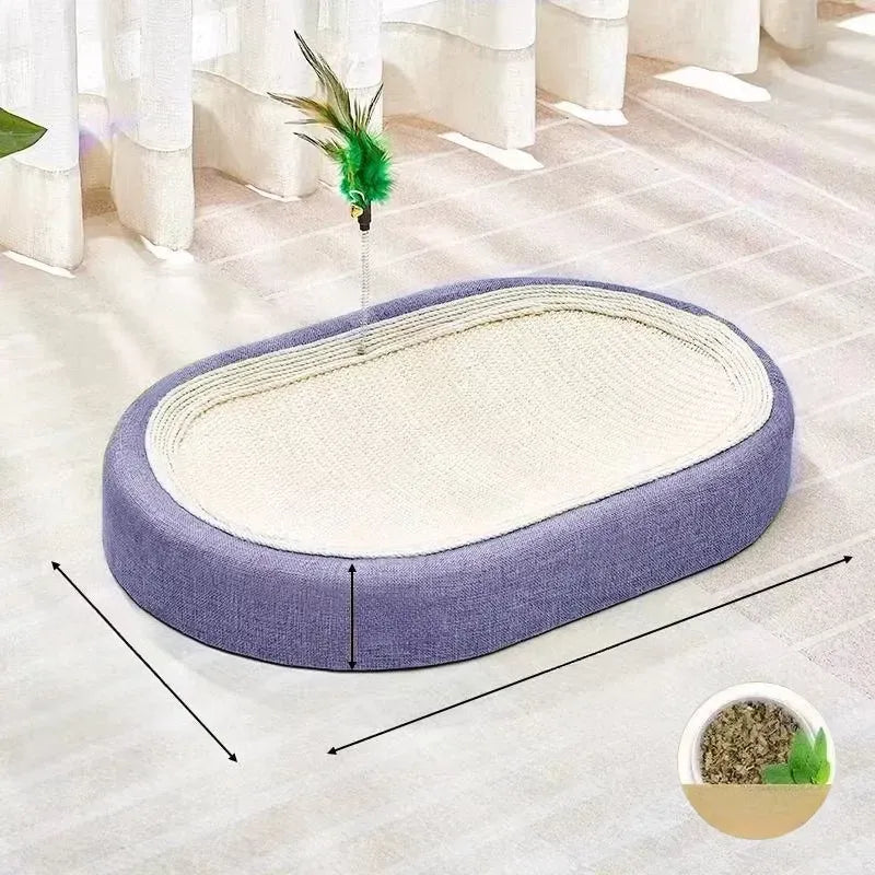 4-in-1 Vertical Cat Scratching Post and Climbing Tower