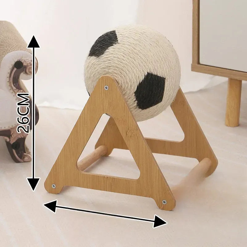 Sisal Cat Scratcher Ball Toy