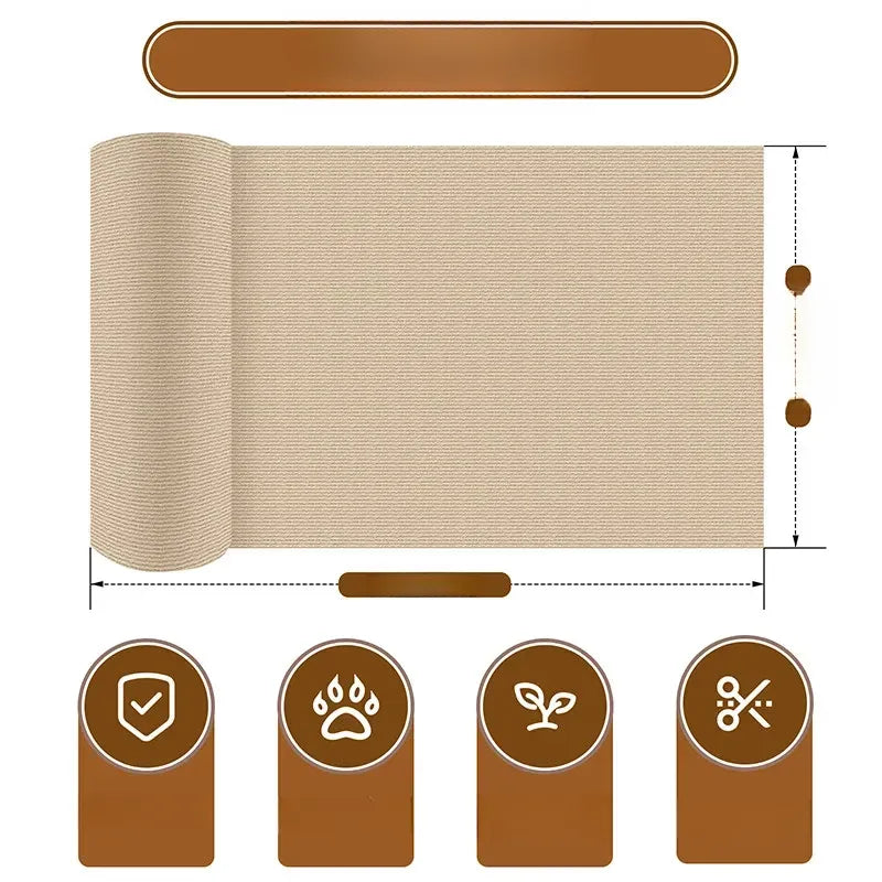 Wall-Mount Cat Scratching Mat
