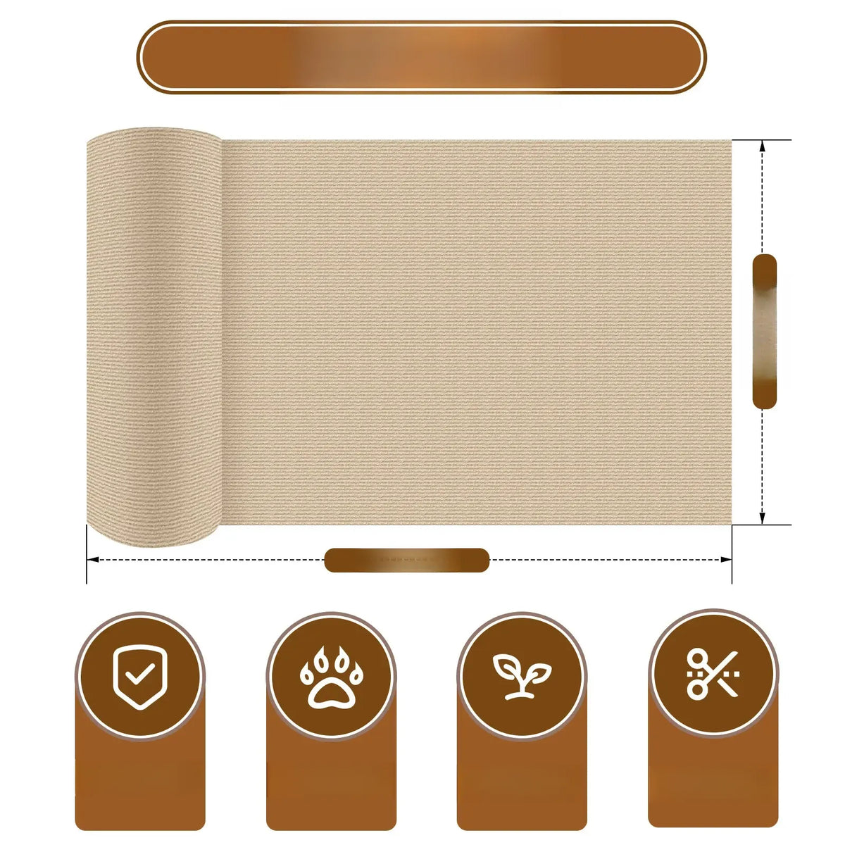 Wall-Mount Cat Scratching Mat