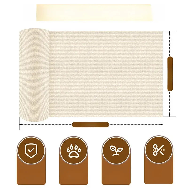 Wall-Mount Cat Scratching Mat