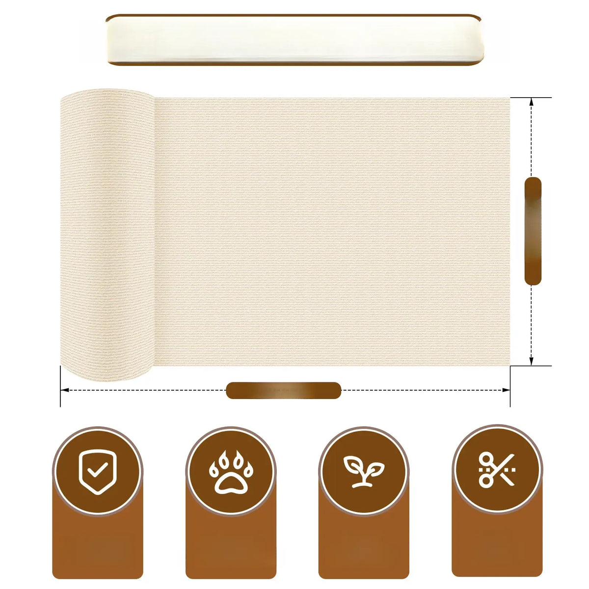 Wall-Mount Cat Scratching Mat