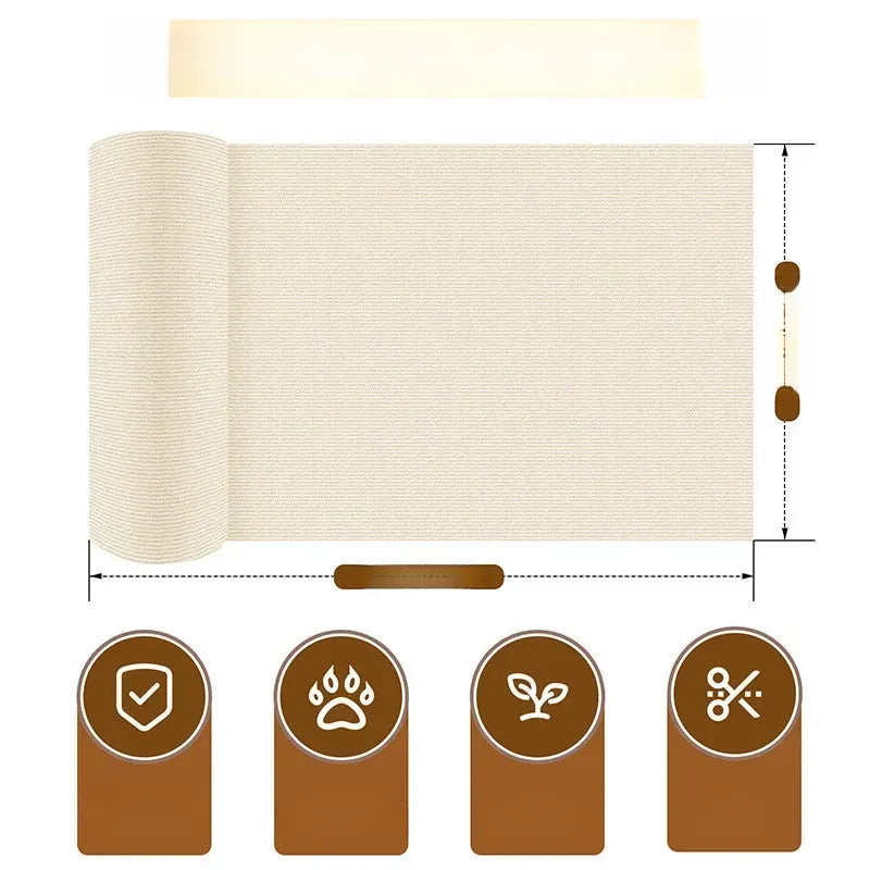 Wall-Mount Cat Scratching Mat