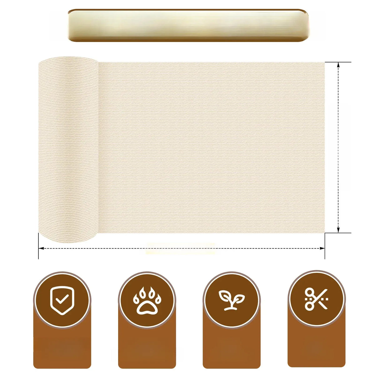Wall-Mount Cat Scratching Mat