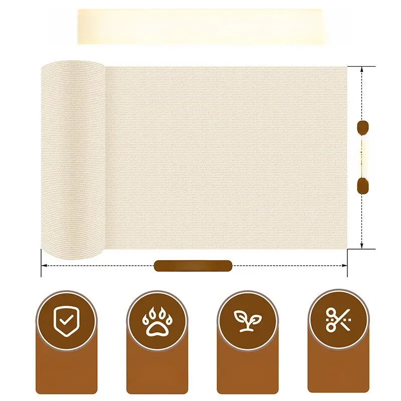 Wall-Mount Cat Scratching Mat