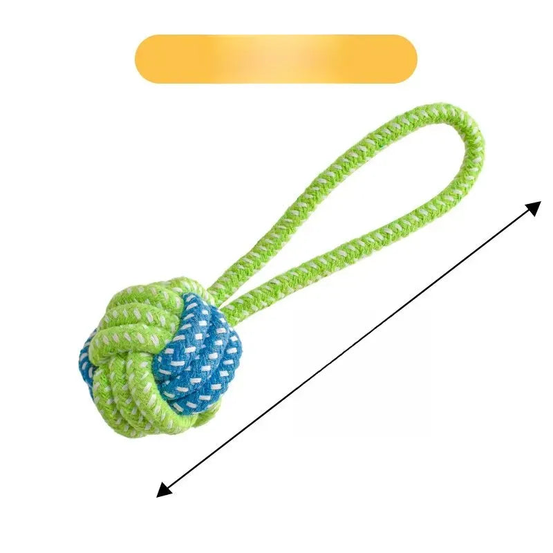 Knotted Rope Dog Toy for Tug, Fetch & Chew Play