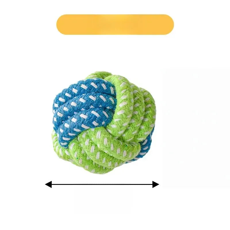 Knotted Rope Dog Toy for Tug, Fetch & Chew Play