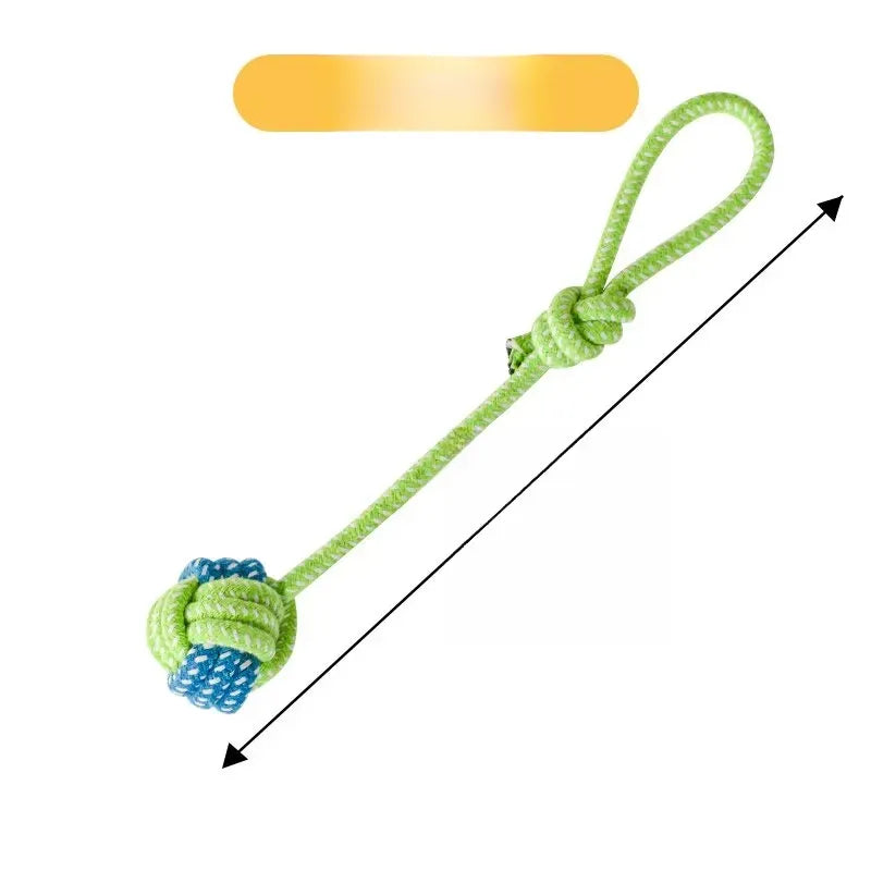 Knotted Rope Dog Toy for Tug, Fetch & Chew Play