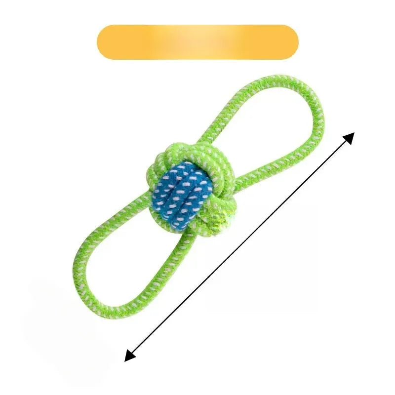 Knotted Rope Dog Toy for Tug, Fetch & Chew Play