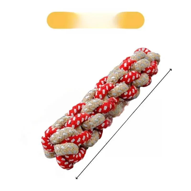 Knotted Rope Dog Toy for Tug, Fetch & Chew Play