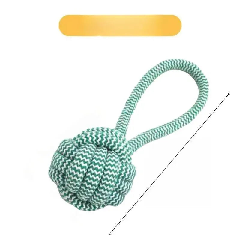 Knotted Rope Dog Toy for Tug, Fetch & Chew Play