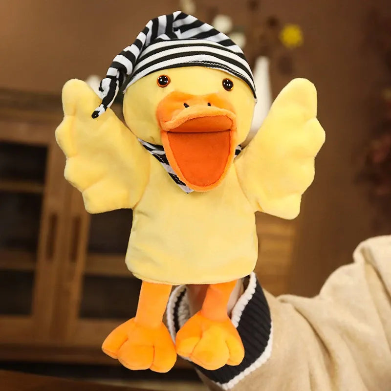 Plush Animal Hand Puppets for Pretend Play