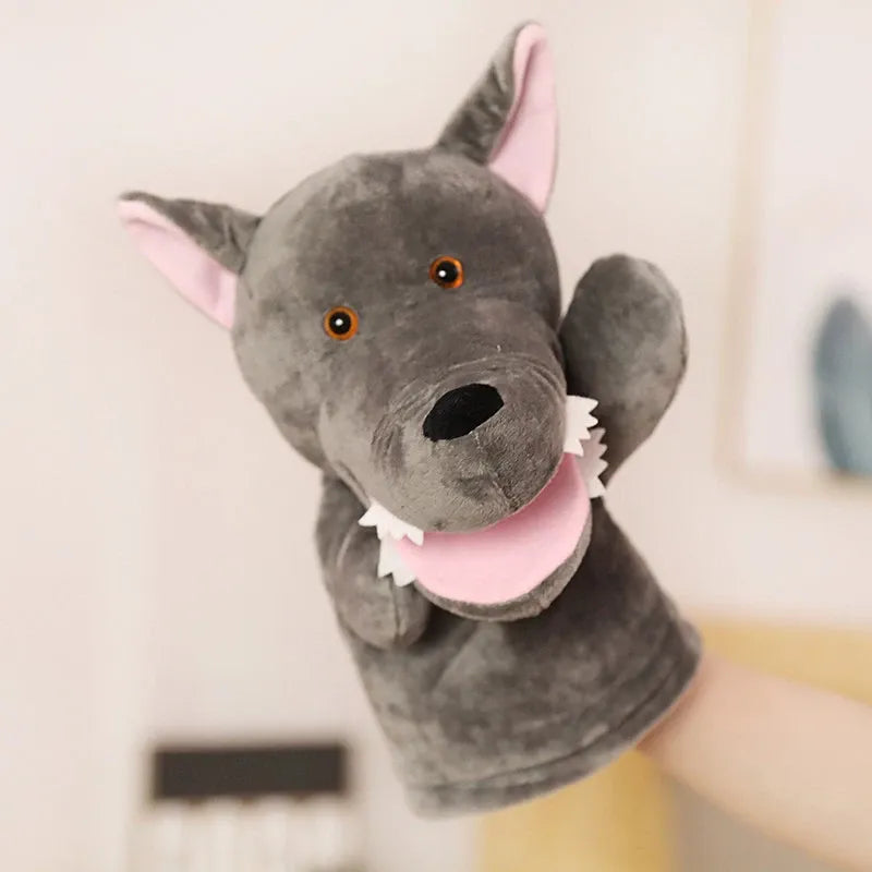 Plush Animal Hand Puppets for Pretend Play