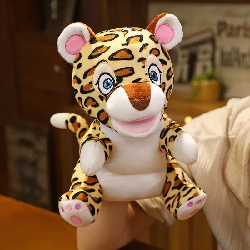 Plush Animal Hand Puppets for Pretend Play