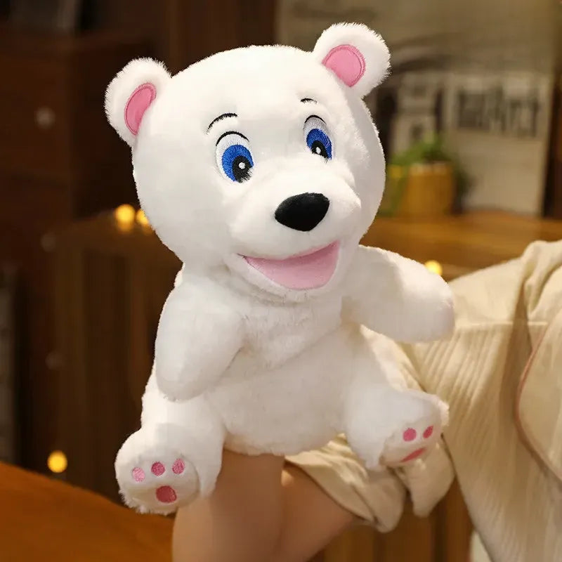 Plush Animal Hand Puppets for Pretend Play