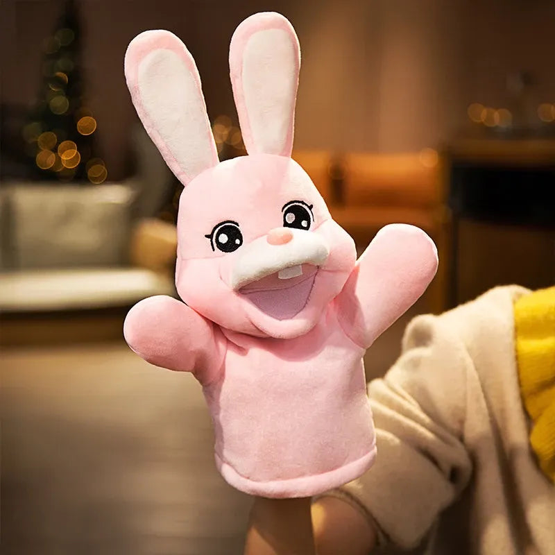 Plush Animal Hand Puppets for Pretend Play