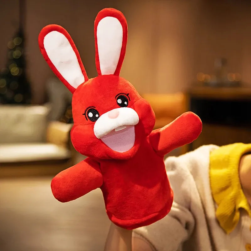 Plush Animal Hand Puppets for Pretend Play