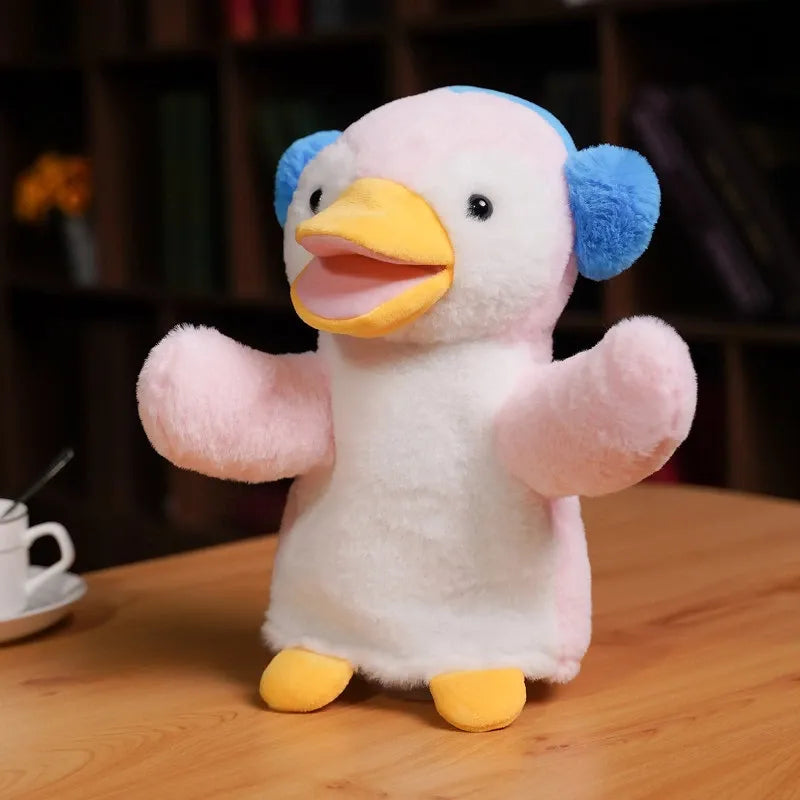 Plush Animal Hand Puppets for Pretend Play