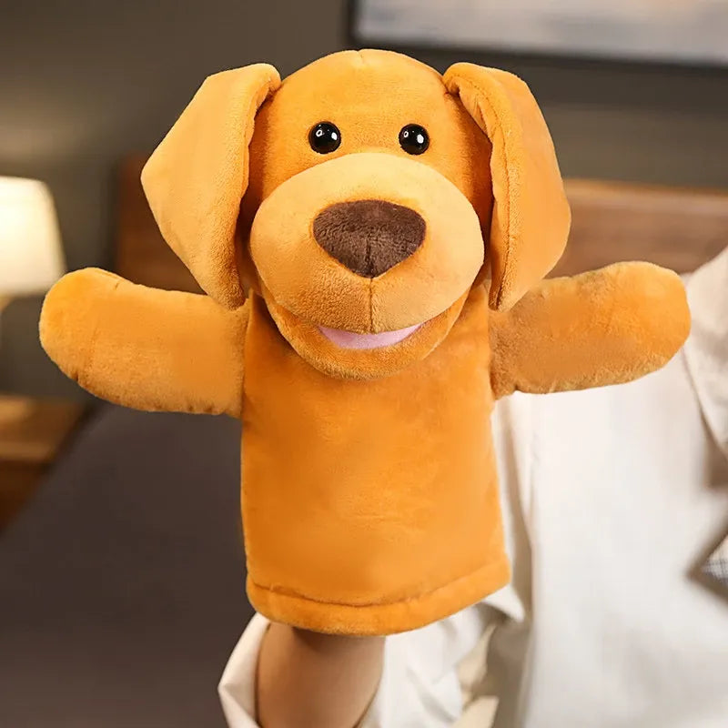 Plush Animal Hand Puppets for Pretend Play