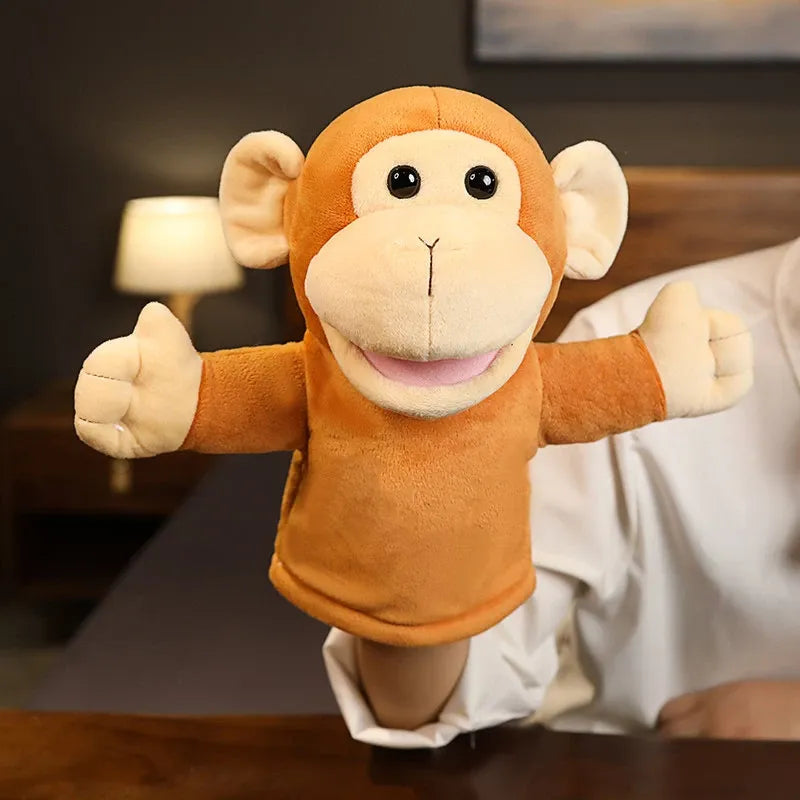 Plush Animal Hand Puppets for Pretend Play
