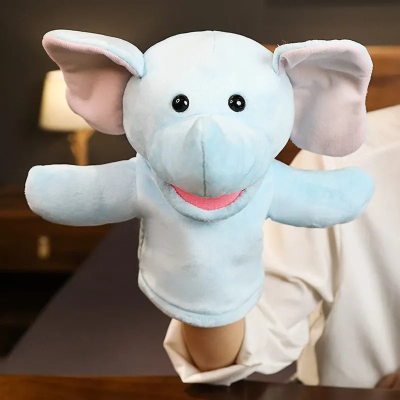 Plush Animal Hand Puppets for Pretend Play