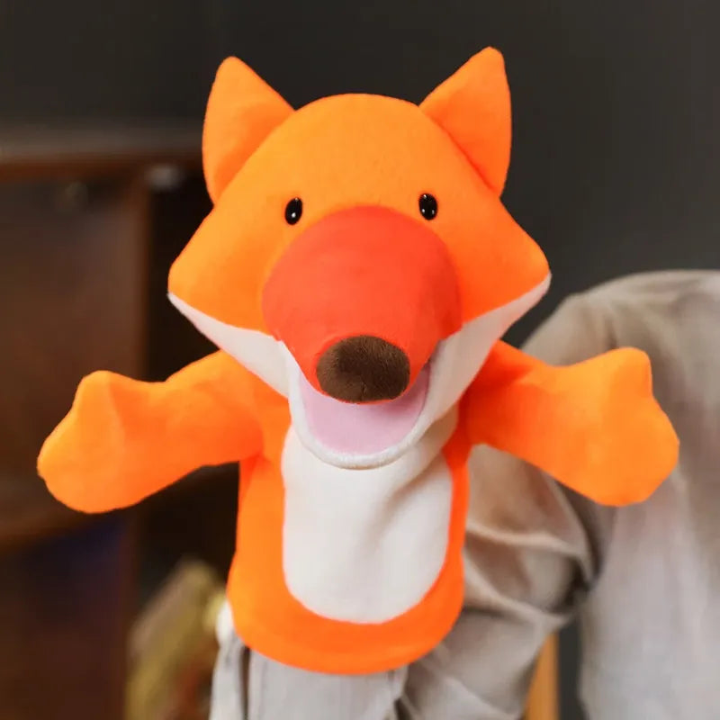 Plush Animal Hand Puppets for Pretend Play