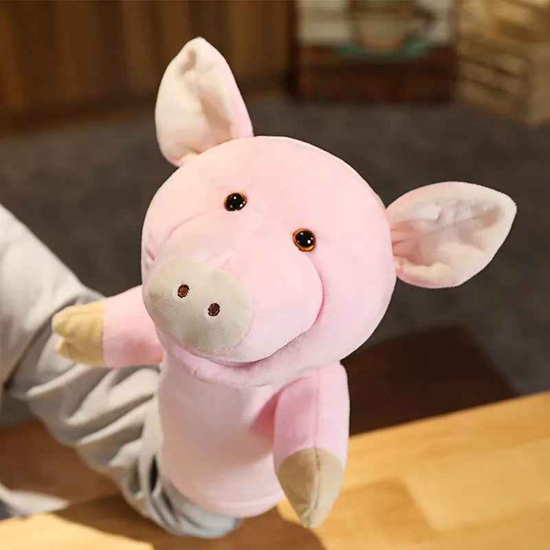 Plush Animal Hand Puppets for Pretend Play