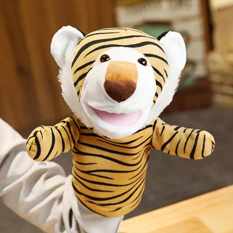 Plush Animal Hand Puppets for Pretend Play