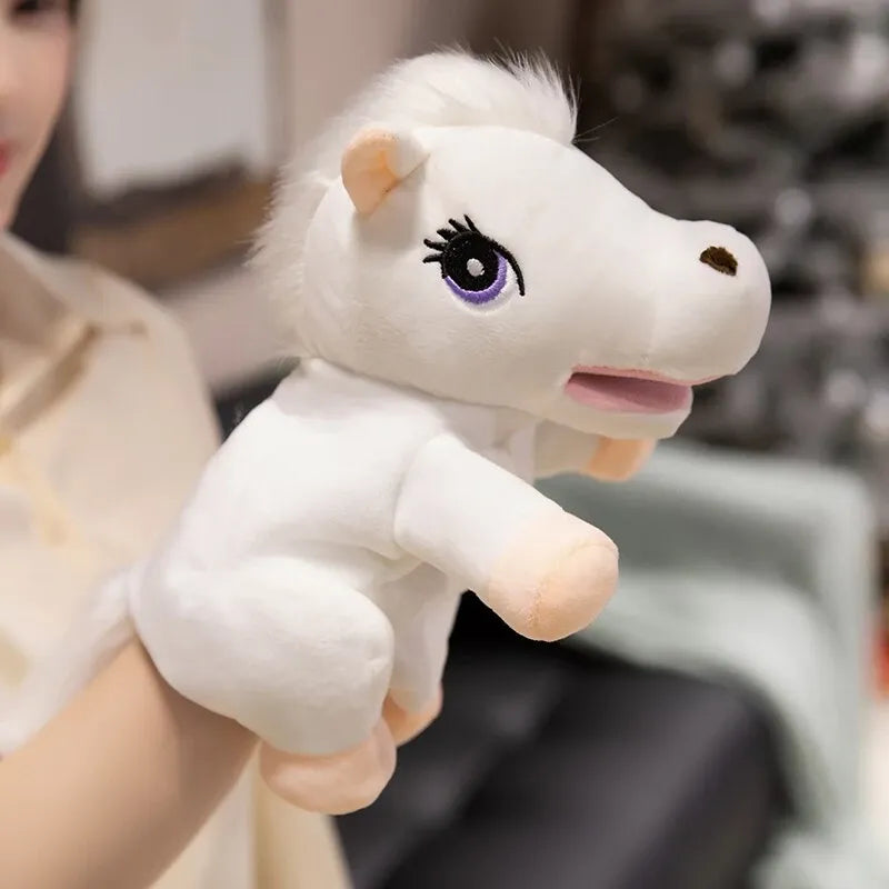 Plush Animal Hand Puppets for Pretend Play